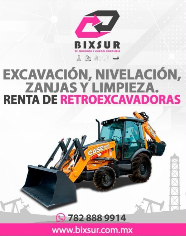 Excavación, nivelación y limpieza — Renta de retroexcavadoras