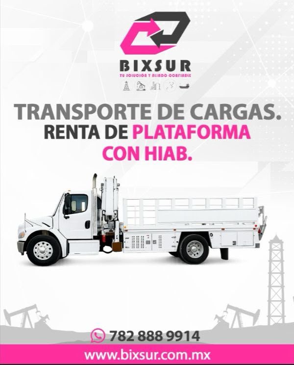 Transporte de cargas — Renta de plataforma con Hiab